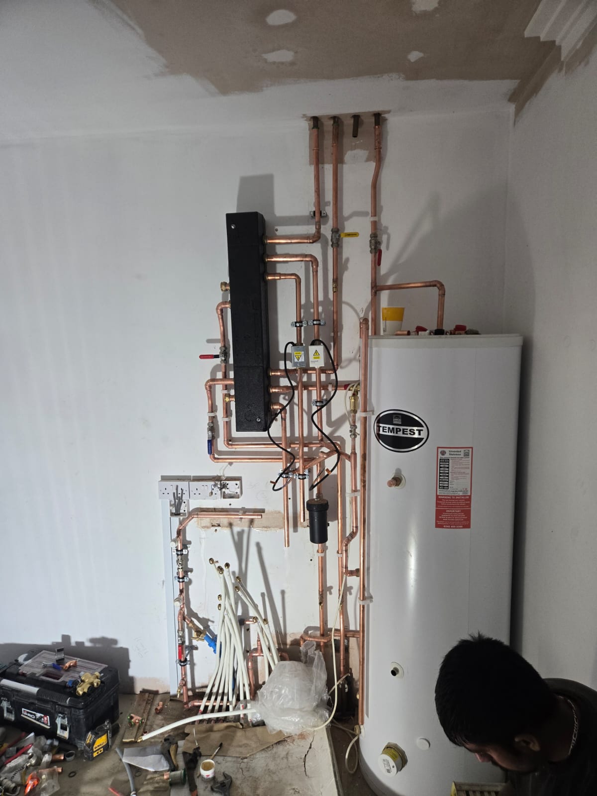 Boiler pipework