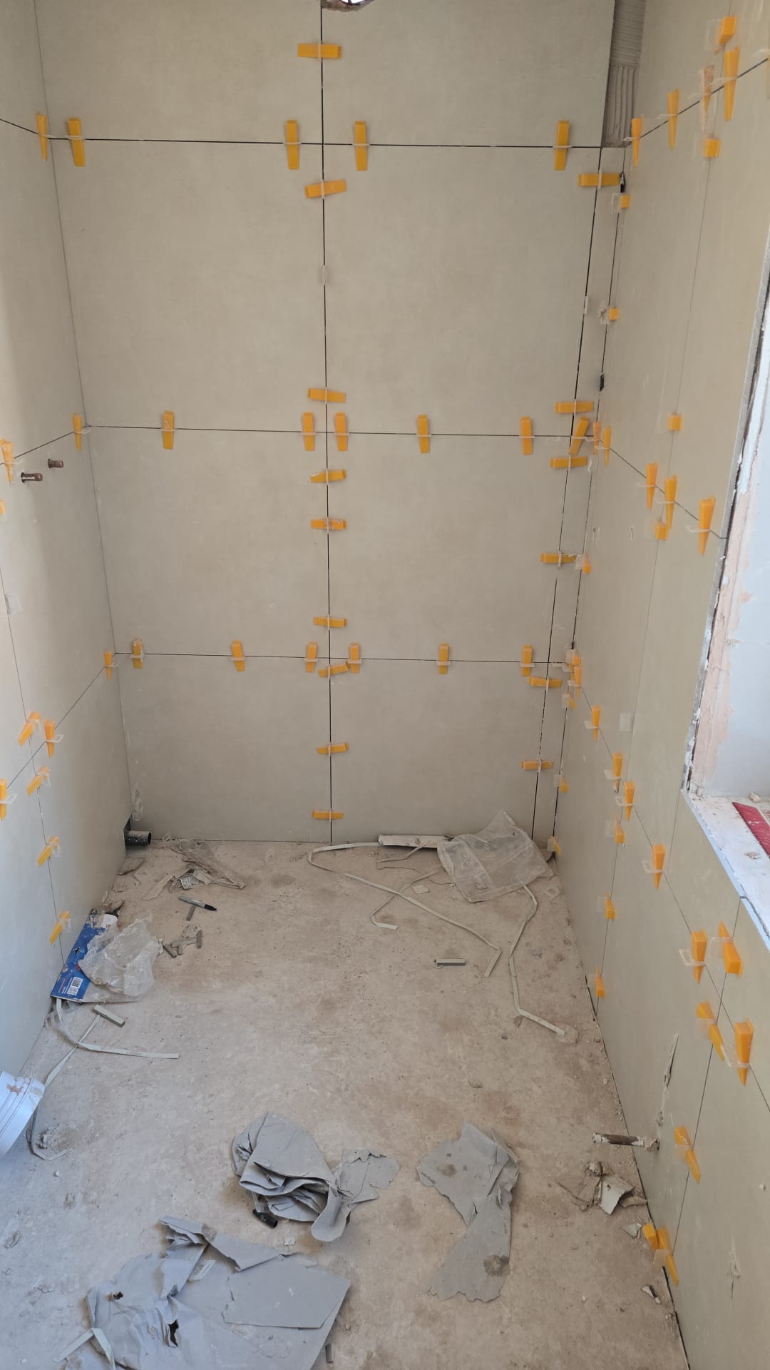 Bathroom tiling