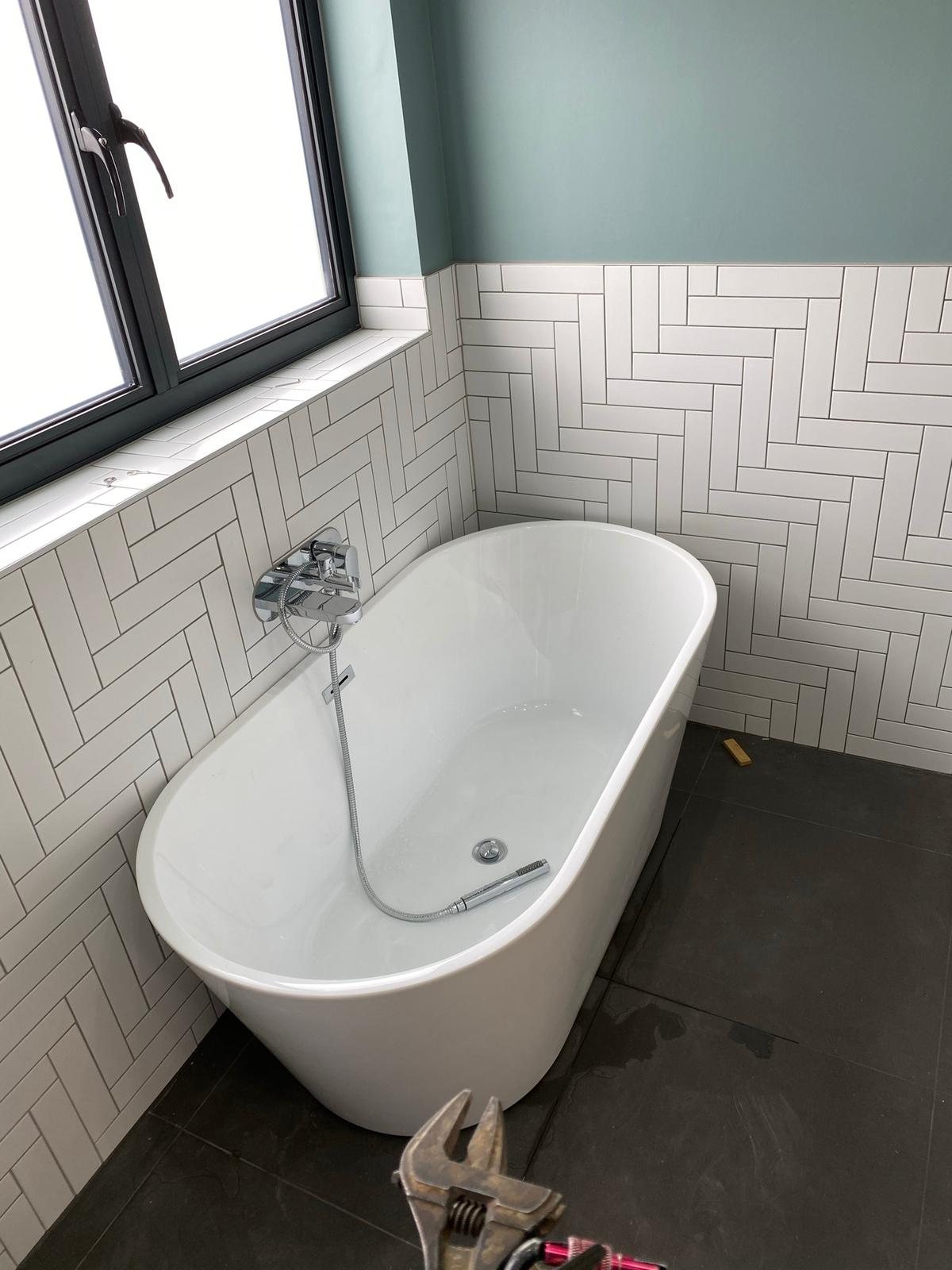 Tub installation